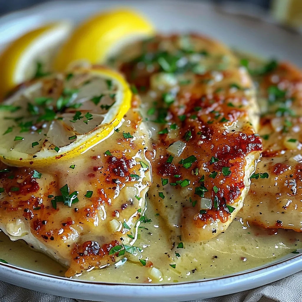 Zesty Lemon Chicken Romano