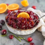 Zesty Maple Orange Cranberry Sauce