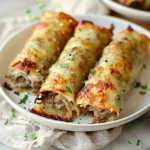 keto philly cheesesteak rolls