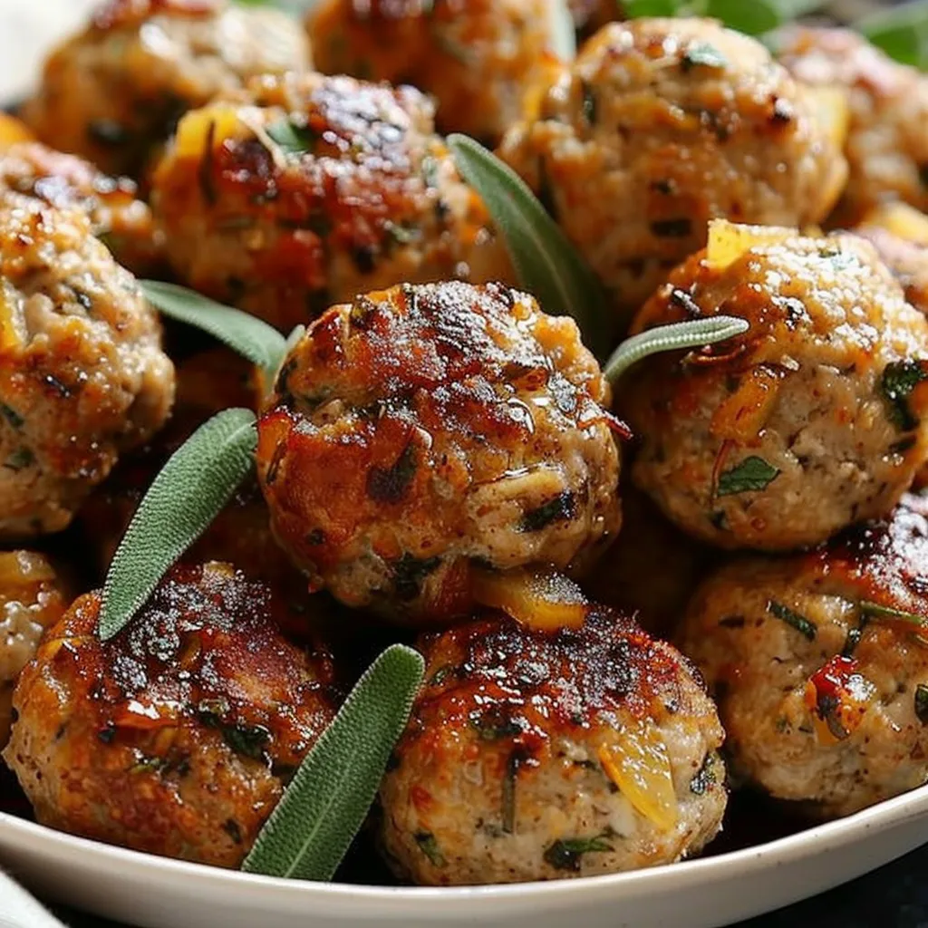 Irresistible Apple Sage Turkey Meatballs Recipe You Must Try
