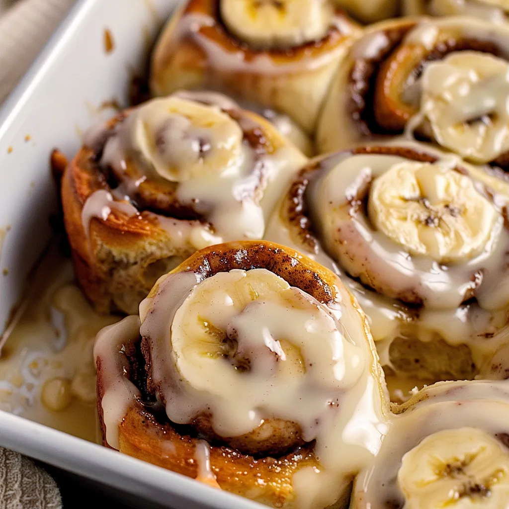 Irresistible Banana Cinnamon Rolls Quick Delicious Recipe