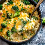 Broccoli Cheese Rice Casserole