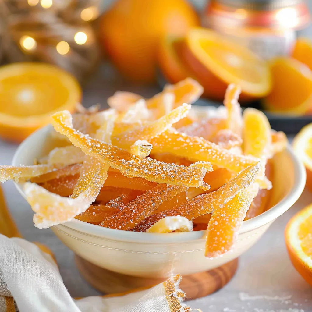 Irresistible Candied Orange Peel Recipe Sweet Zesty Treat