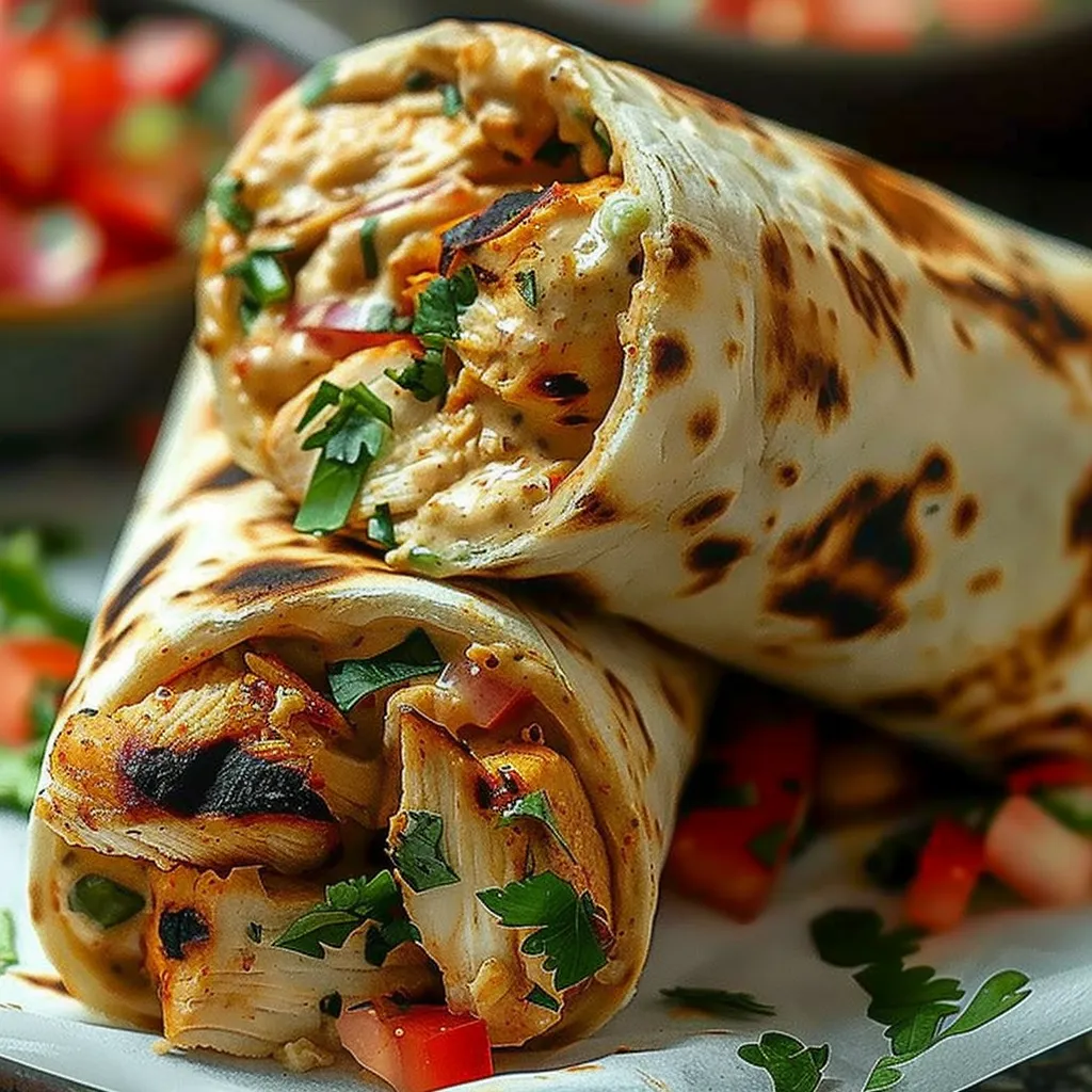Chipotle Ranch Grilled Chicken Burrito