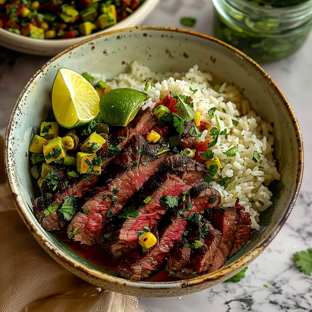 Savory Cilantro Lime Steak Bowls Quick Delicious Recipe