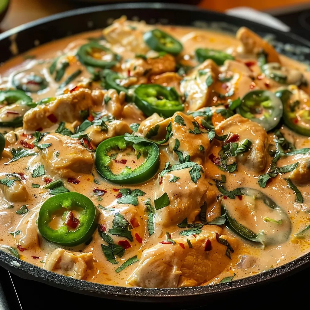Creamy Jalapeño Chicken Skillet