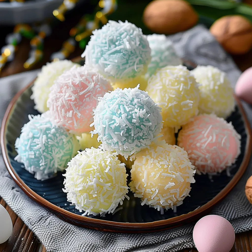Delicious Easter Bunny Coconut Tails Sweet Festive Treats