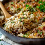 French onion beef rice casserole