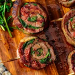 GRILLED FLANK STEAK PINWHEELS
