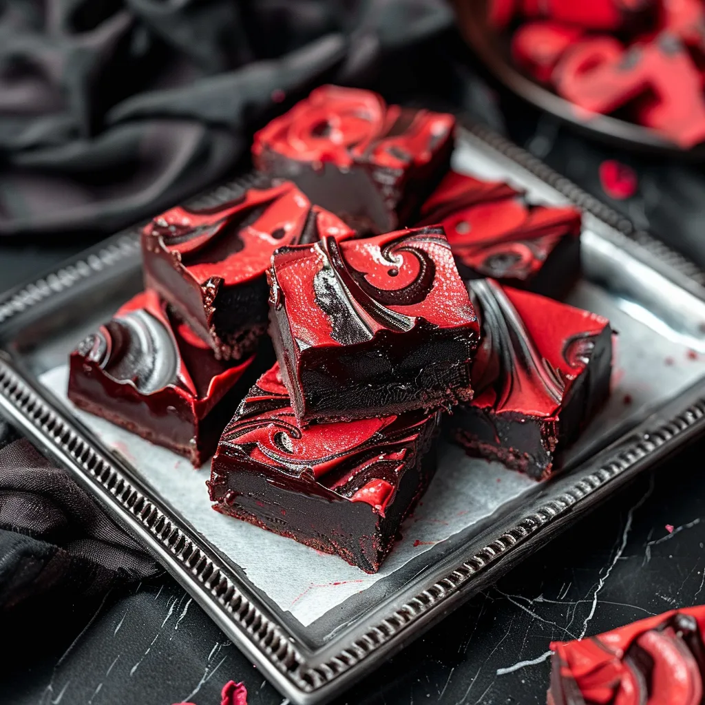 Homemade Vampire Fudge