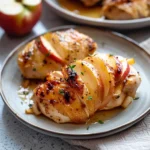 Maple Glazed Apple and Brie Stuffed Chicken