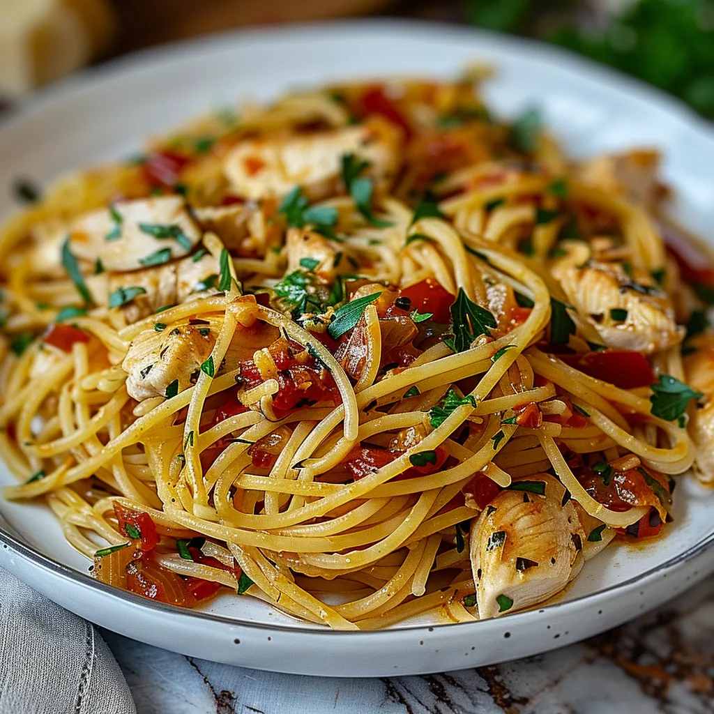 Monterey Chicken Spaghetti