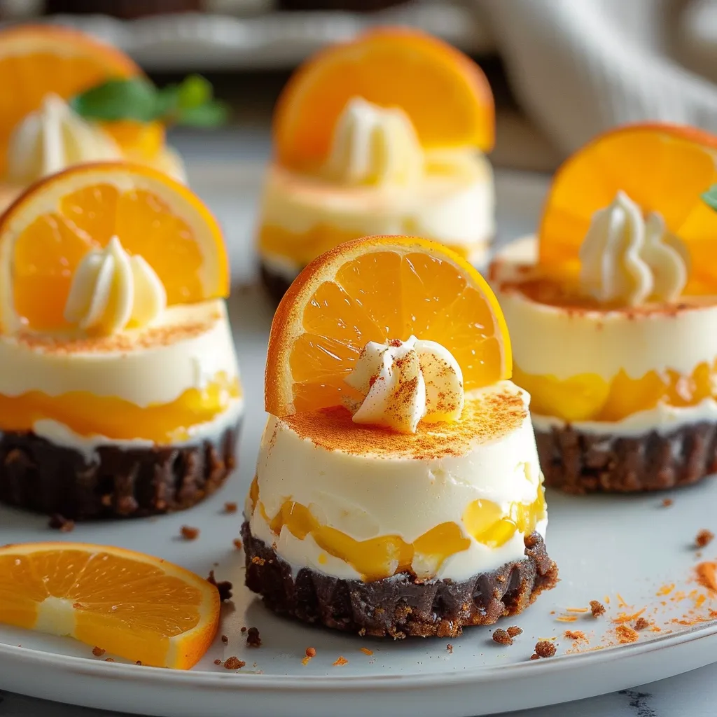 Irresistible Orange Creamsicle Mini Cheesecakes Recipe