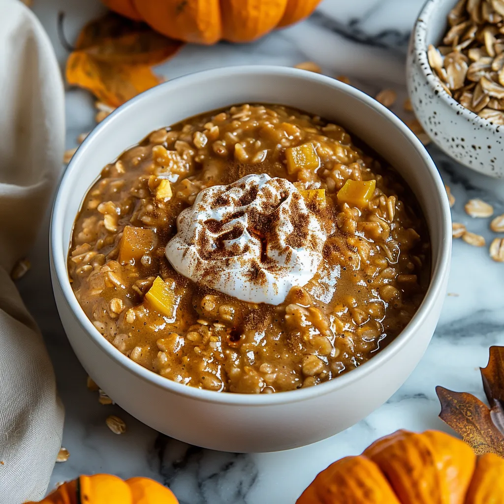 Delicious Pumpkin Pie Oatmeal Ultimate Fall Breakfast Treat