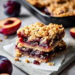 Plum Crumble Bars