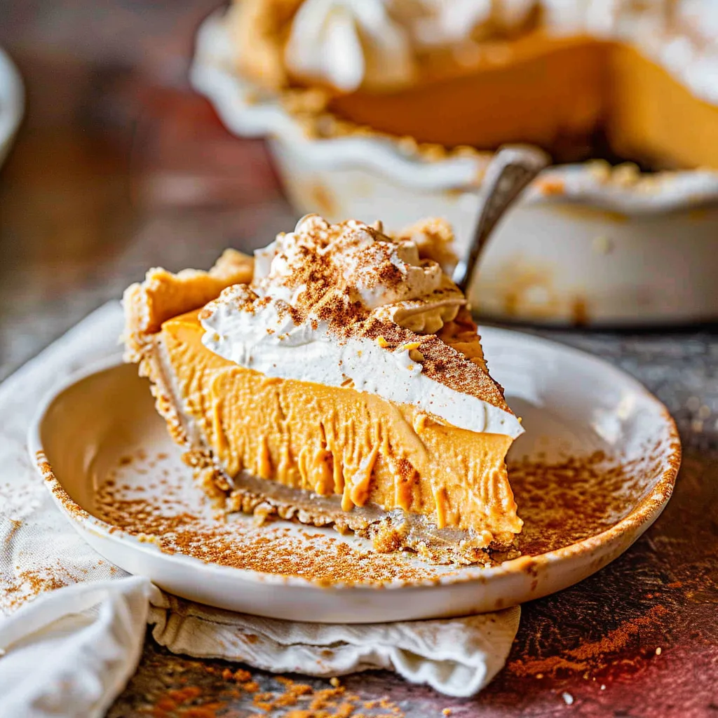 Irresistible Pumpkin Mousse Pie A Delightful Dessert Treat