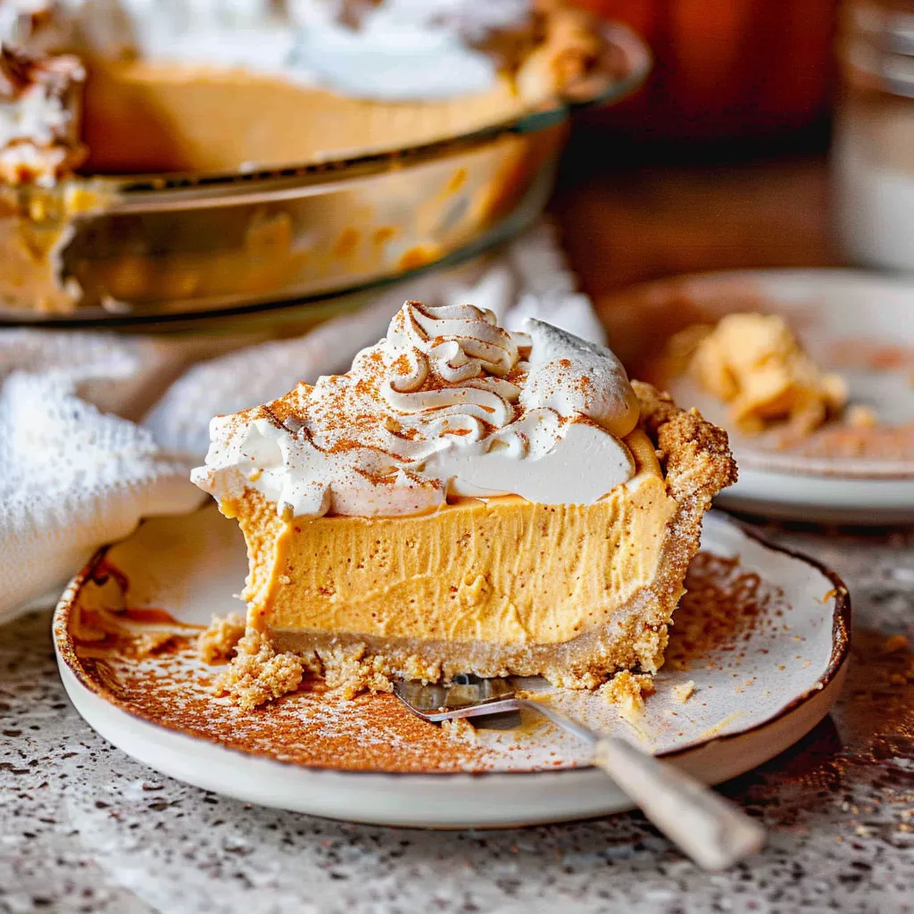Pumpkin Mousse Pie