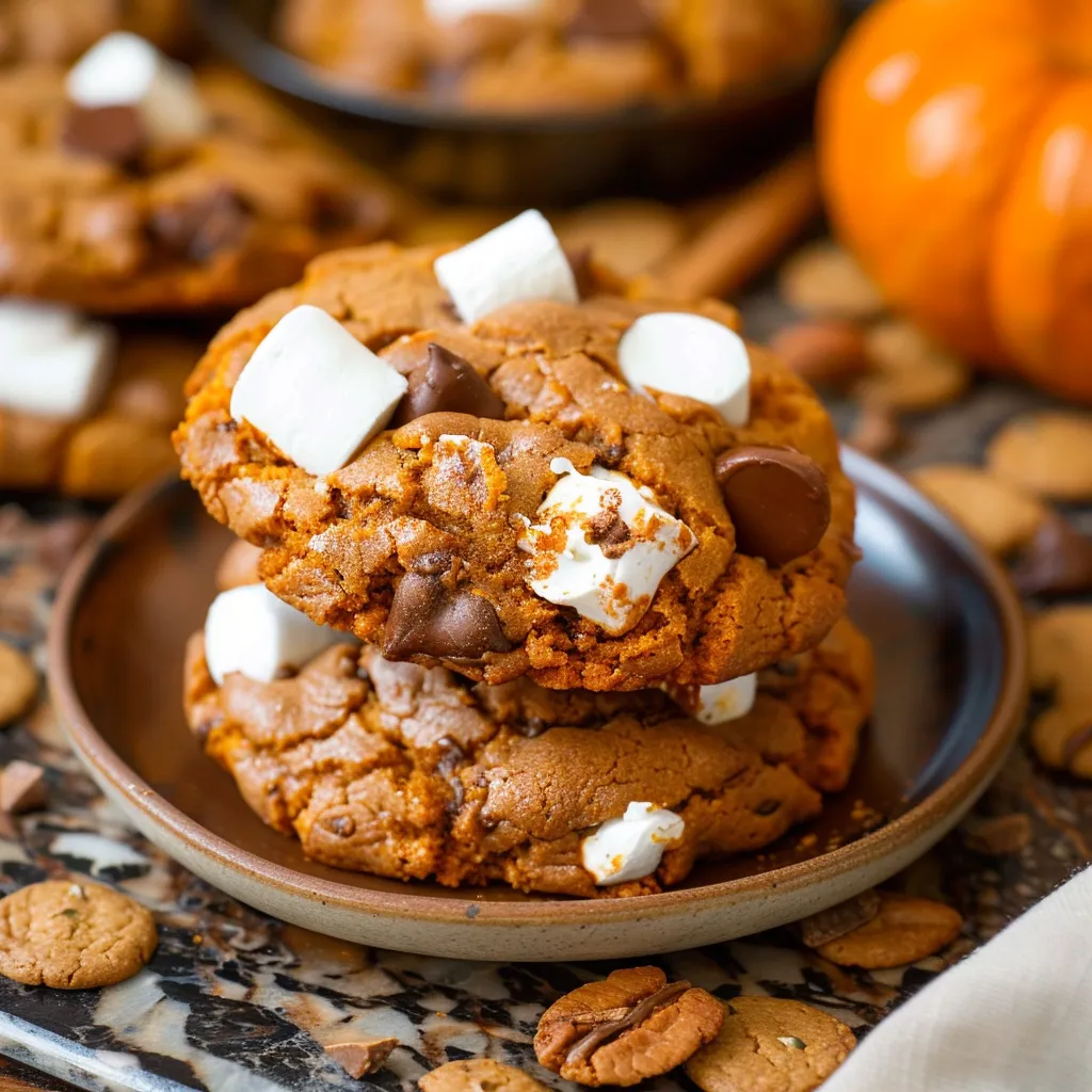 Irresistible Pumpkin Smores Cookies for Fall Cravings