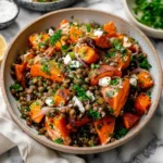 Roasted Sweet Potato Salad with Lentils