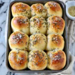 Sea Salt Rosemary Dinner Rolls