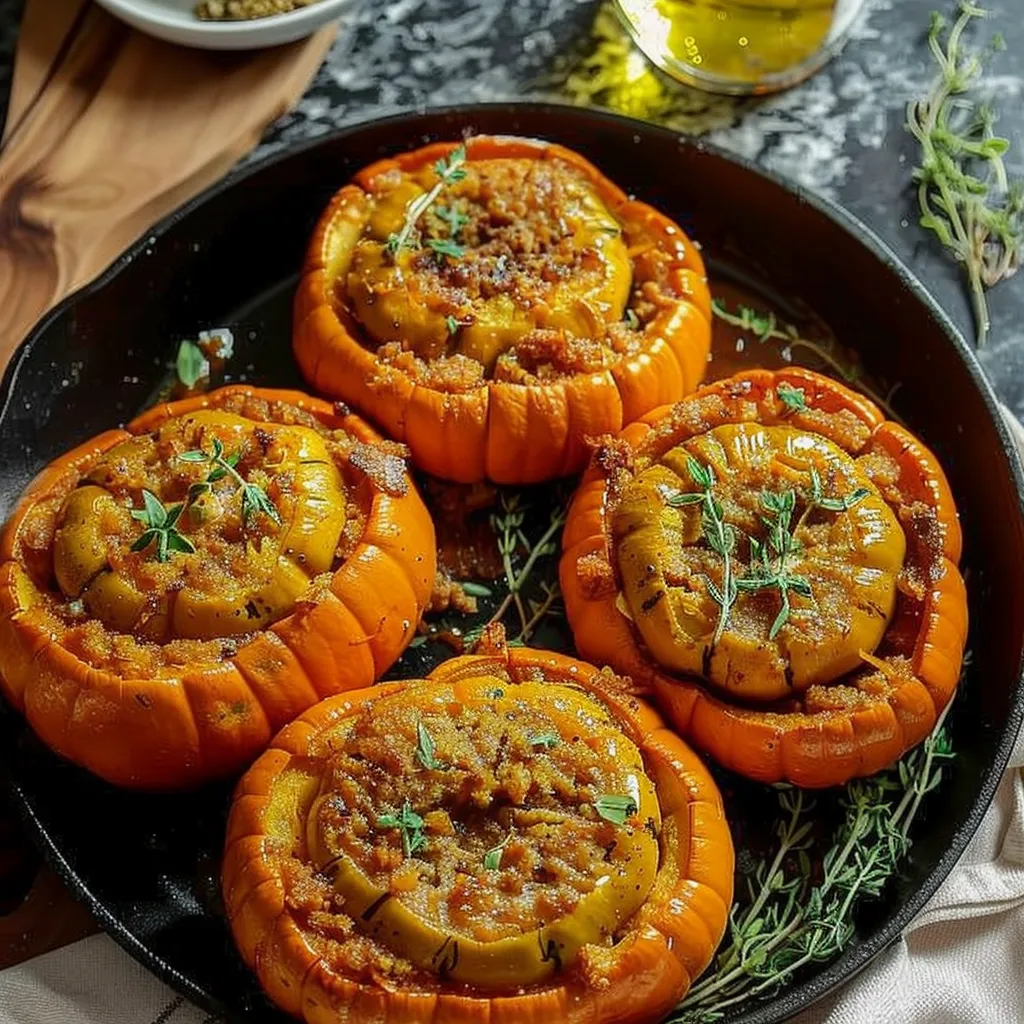 Delicious Stuffed Mini Pumpkins for an Inviting Fall Feast