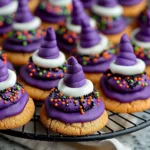 Witch Hat Halloween Cookies