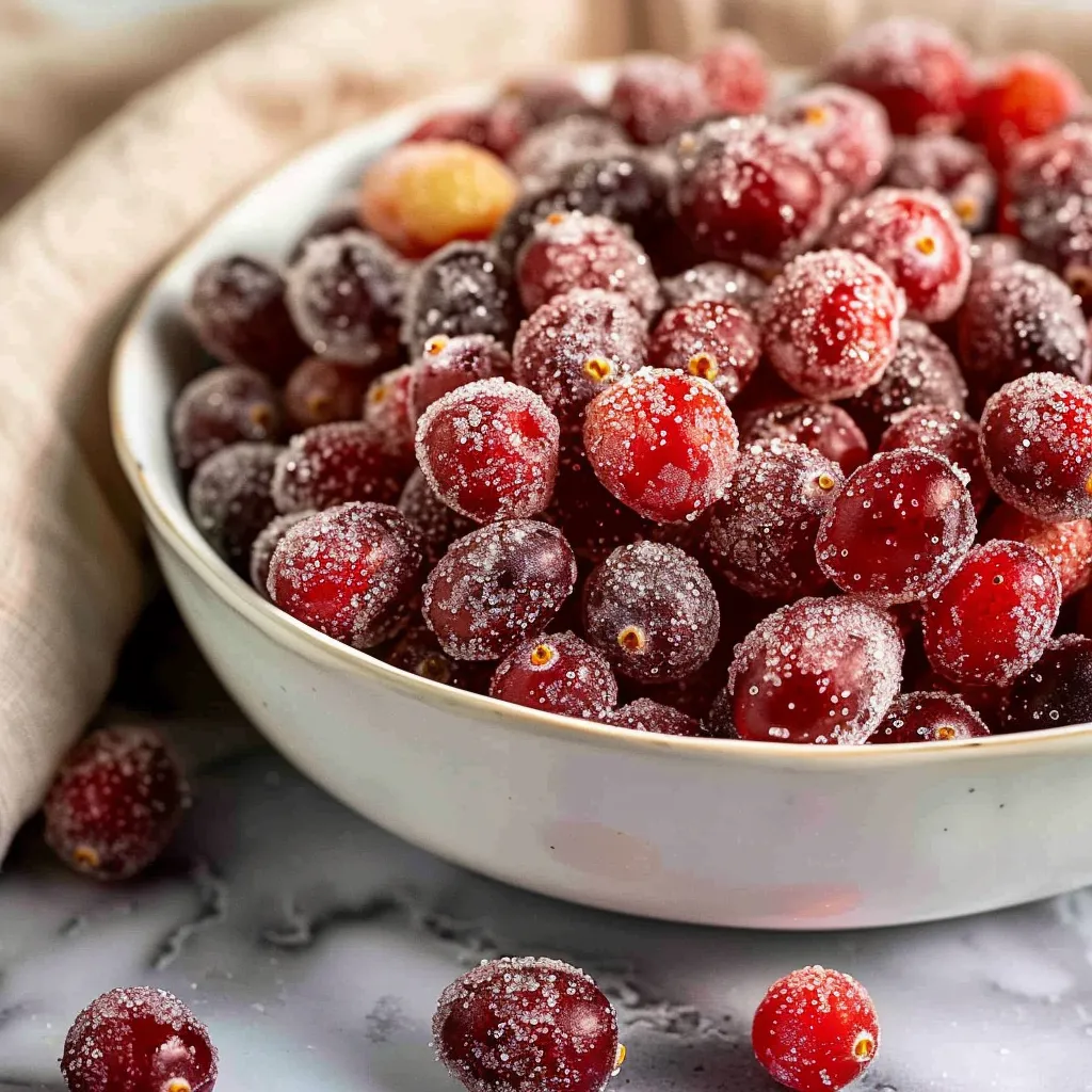 3 Ingredient Sugared Cranberries