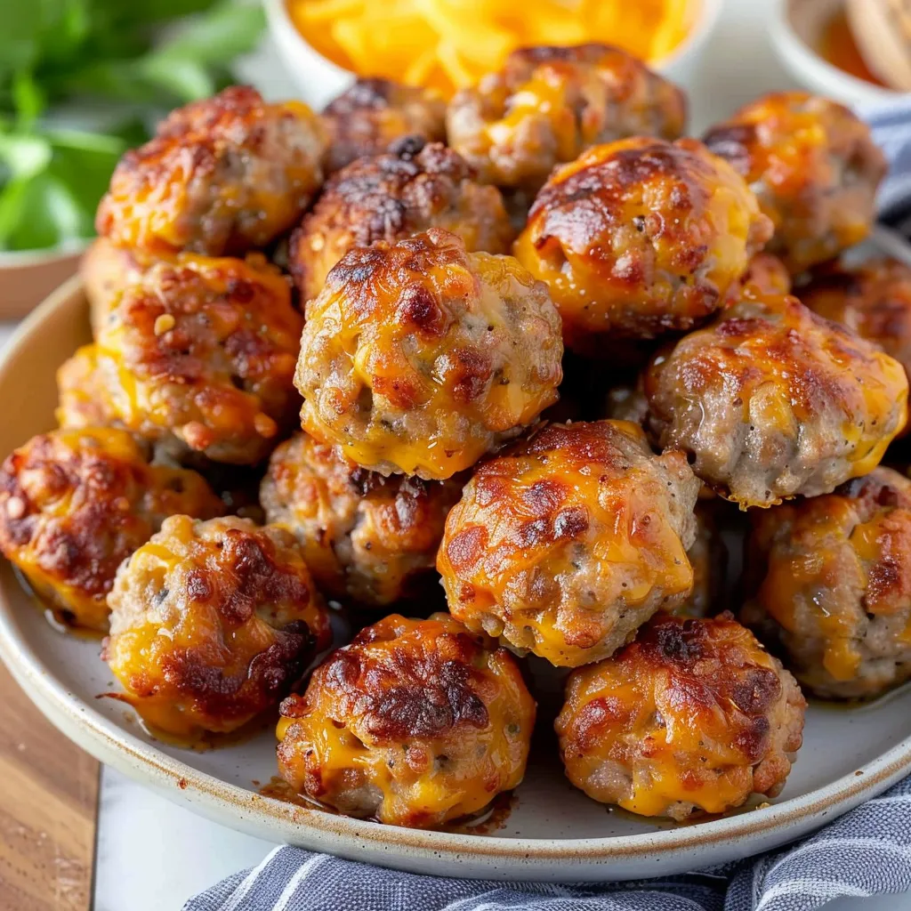 Savory 4Ingredient Sausage Ball Recipe for Effortless Entertaining