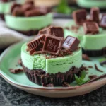 Andes Mint Mini Cheesecakes