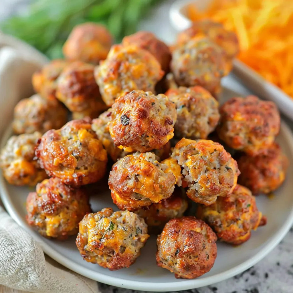 Delicious Bisquick Sausage Balls Quick Tasty Snack Recipe