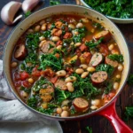 Black-Eyed Pea Stew with Sausage and Kale
