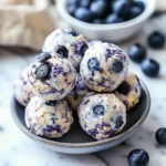 Blueberry Cheesecake Protein Bites