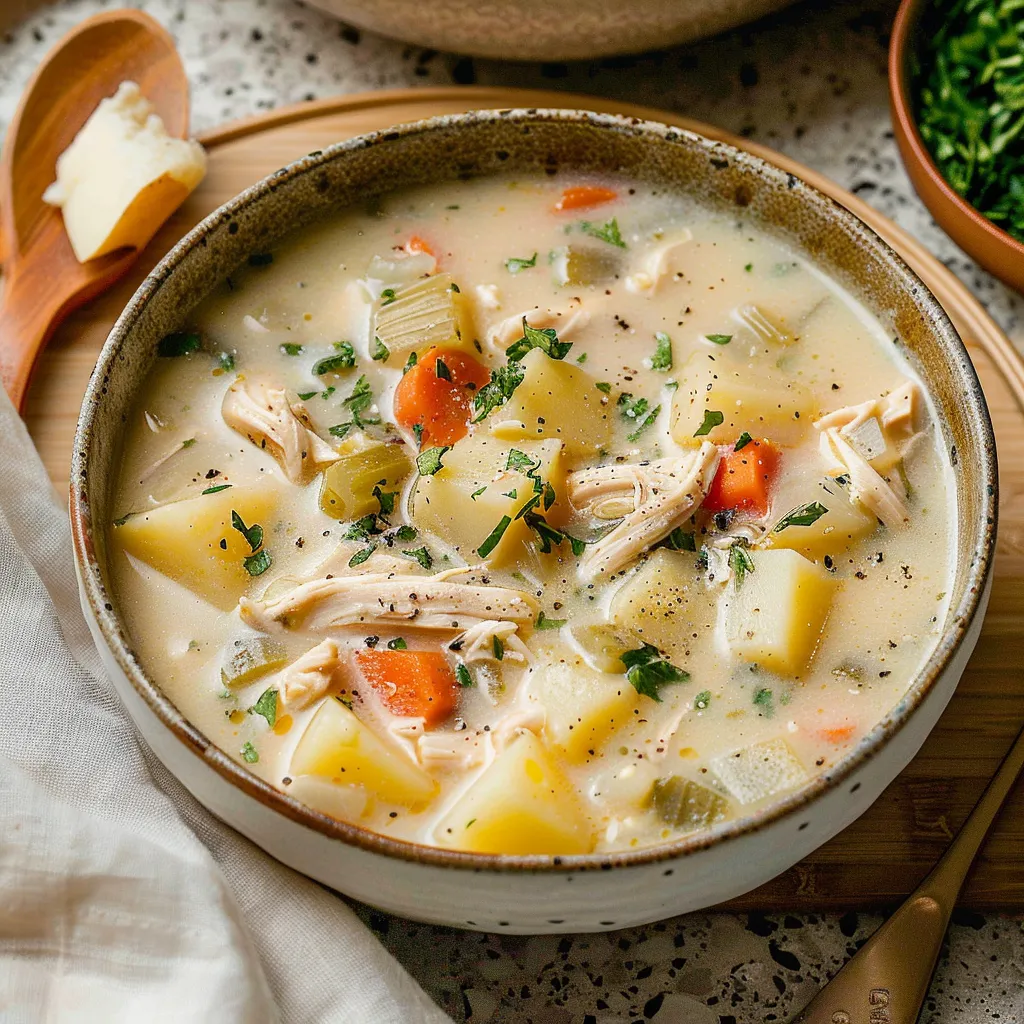 Savory Chicken Potato Soup Recipe for Cozy Comfort Food