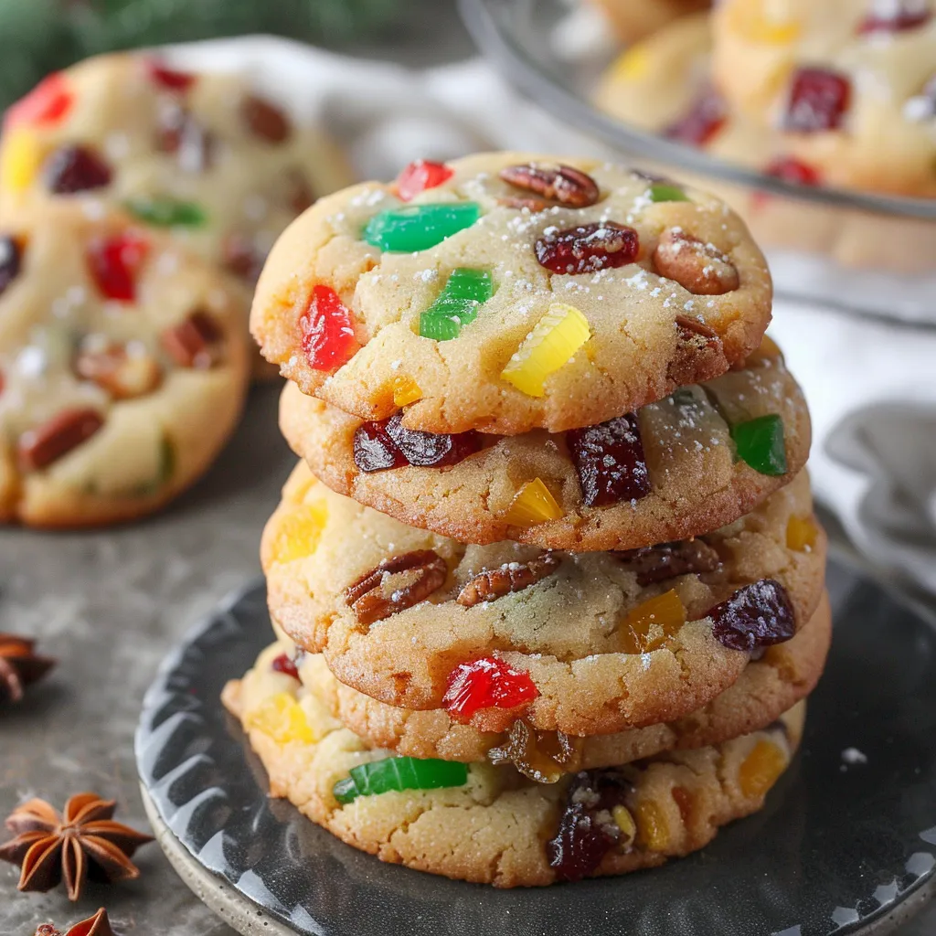 Christmas Fruitcake Cookies