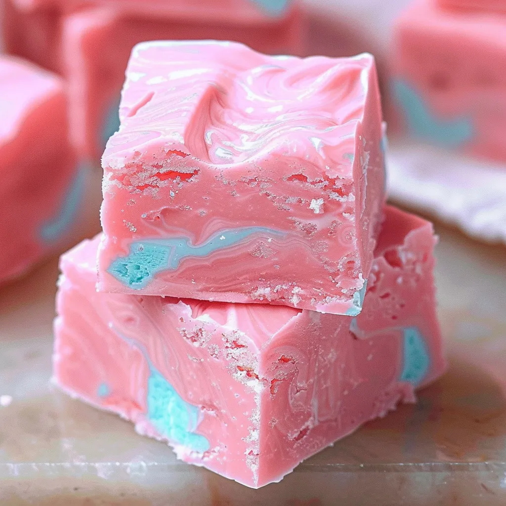 Cotton Candy Fudge
