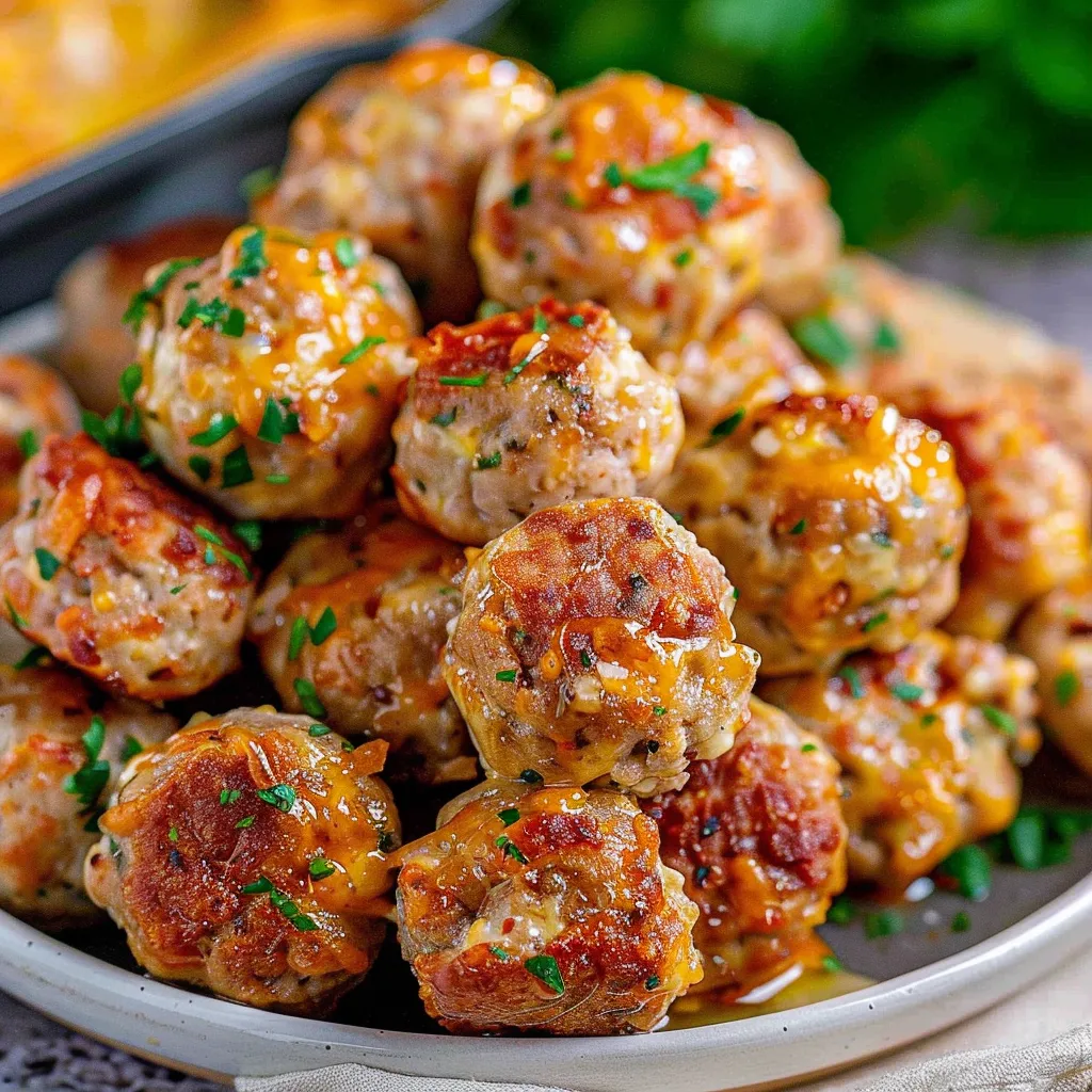 Cream Cheese Sausage Balls