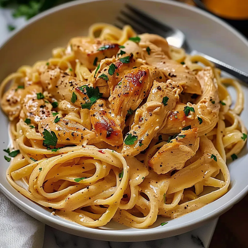 Savory Creamy Cowboy Butter Chicken Linguine Recipe Delight