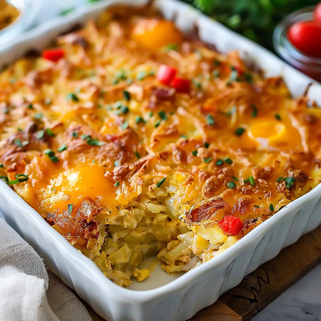 Delicious Egg Hashbrown Casserole Recipe for Comforting Mornings