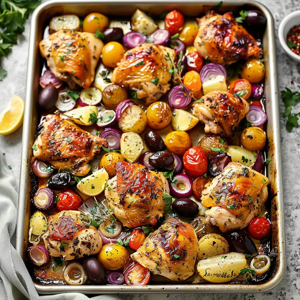 Savory Greek Sheet Pan Chicken Recipe for Quick Dinner Wins