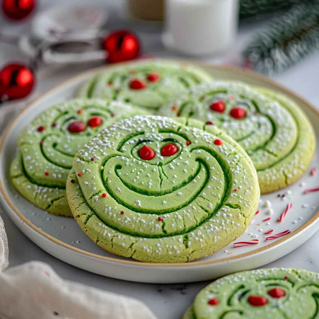 Grinch Sugar Cookies