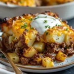 Ground Beef and Potatoes Casserole