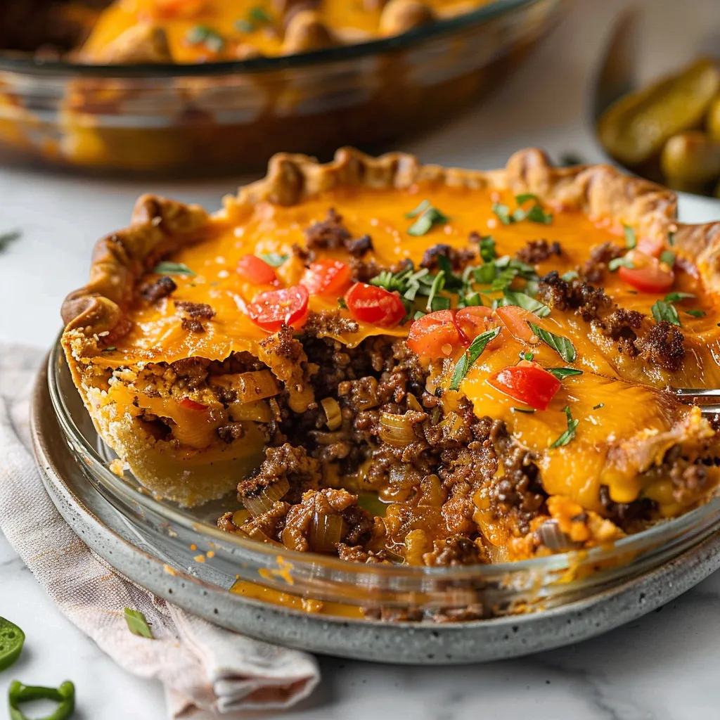 Delicious Homemade Cheeseburger Pie Recipe for Family Favorites