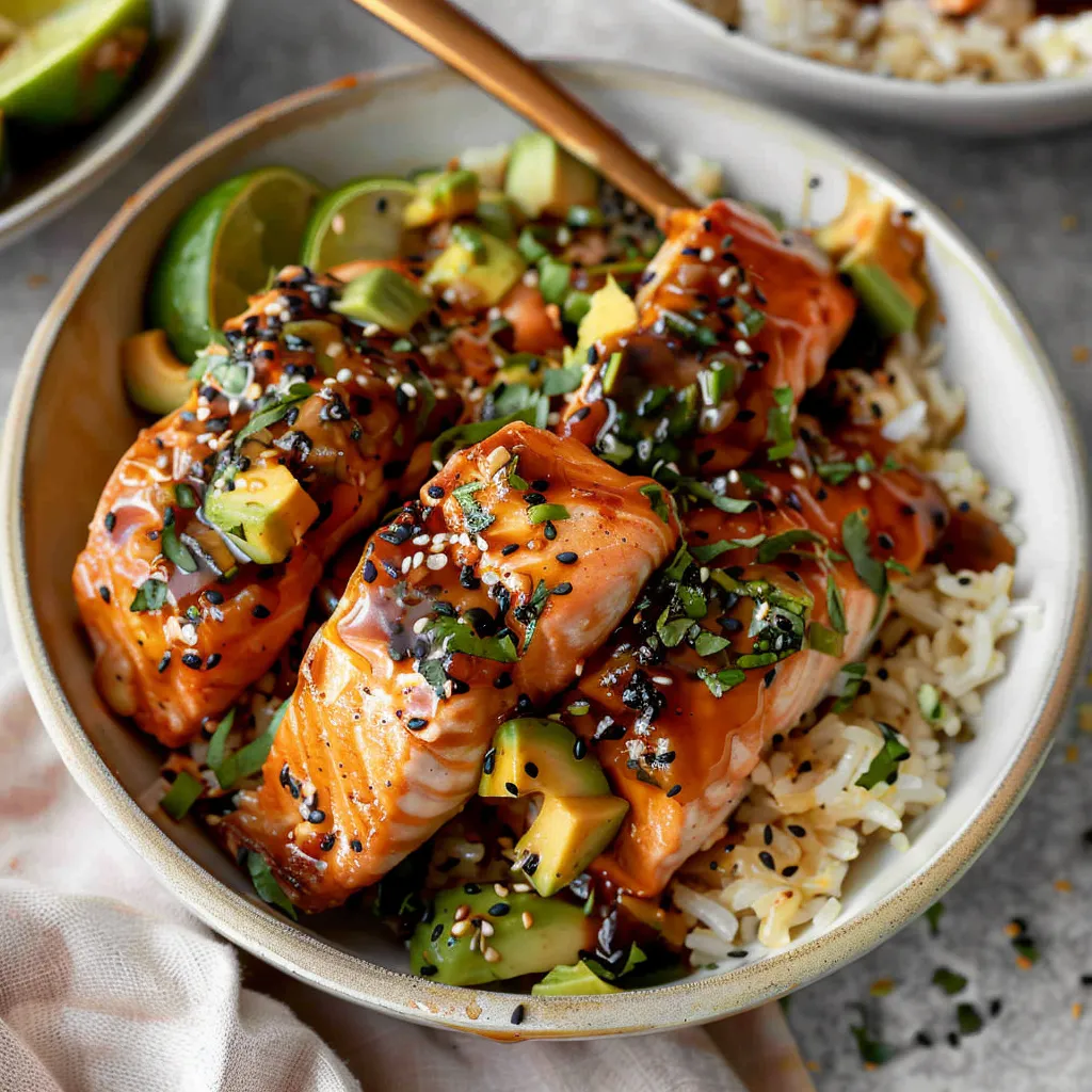 Delicious Honey Glazed Salmon Bowl Recipe for a Healthy Meal
