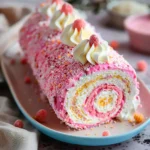 Japanese Cotton Candy Swiss Cake Roll
