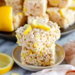 lemon rice krispie treats
