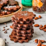 Mexican Chocolate Shortbread Cookies