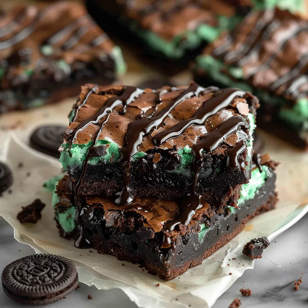 Irresistible Mint Oreo Brownies That You Must Try Today