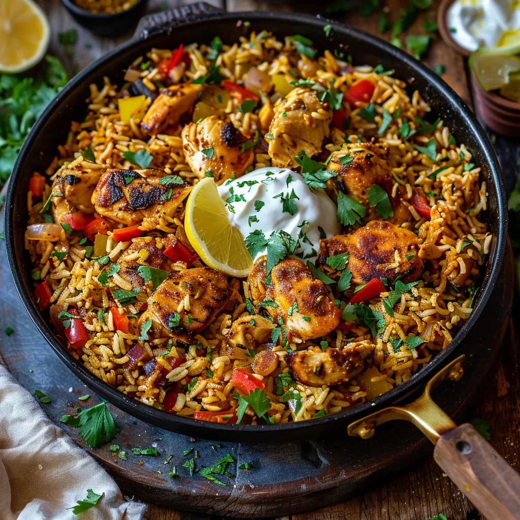 Delicious One Pot Chicken Shawarma Rice Recipe for Family Feasts