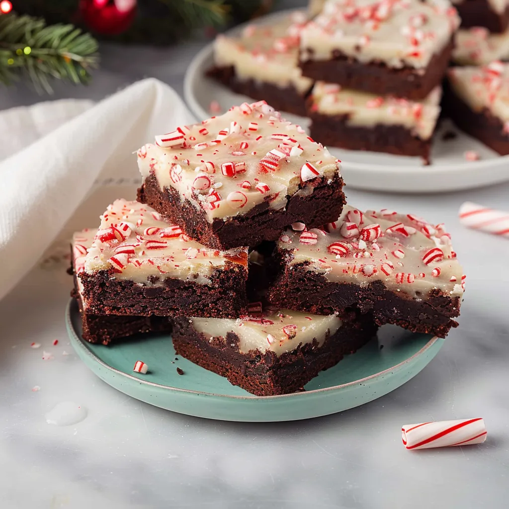 Irresistible Peppermint Bark Brownies Recipe Holiday Delight