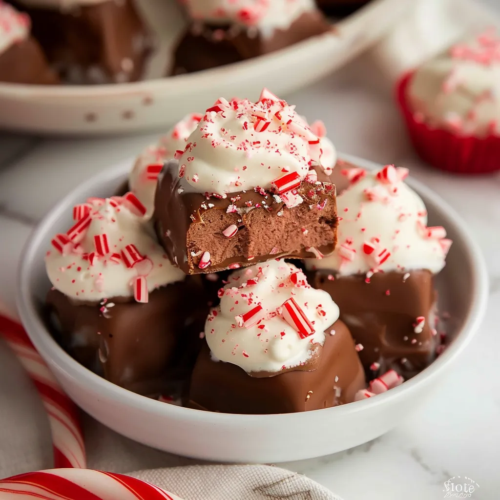 Peppermint Cool Whip candy